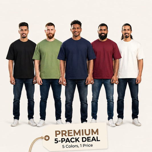 Men’s 5-Piece Drop Shoulder Combo